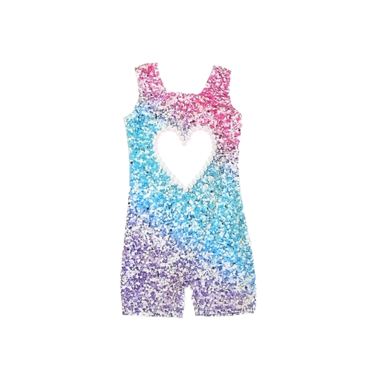 Unknown Girls pink | blue Leotard Size: 4-5T pink | blue