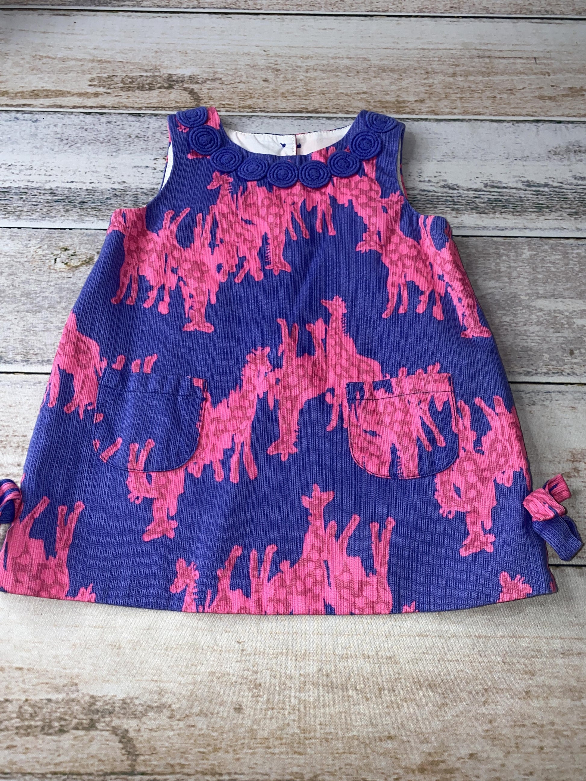 Lilly Pulitzer Girls pink | Blue Dress Size: 12-18 months pink | Blue