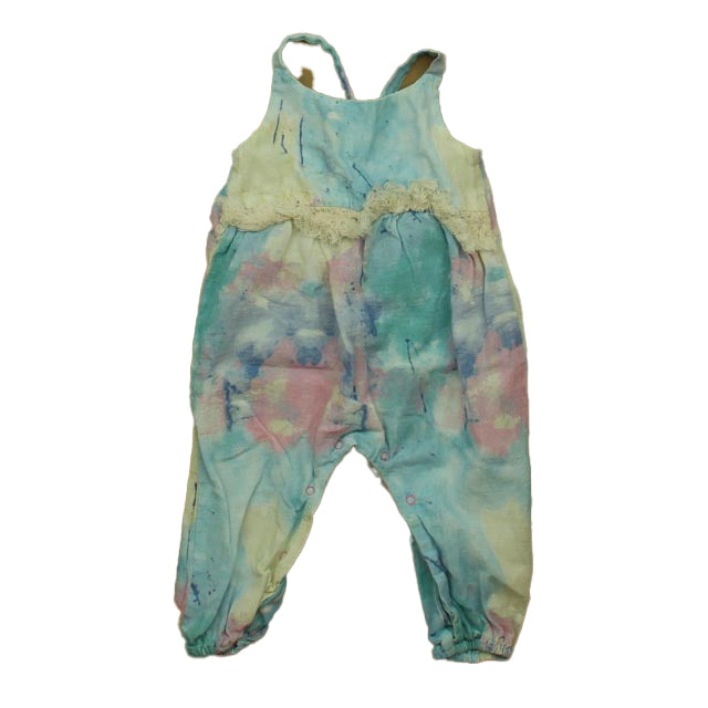 Egg Girls Pink | Blue Romper Size: 3 Months Pink | Blue