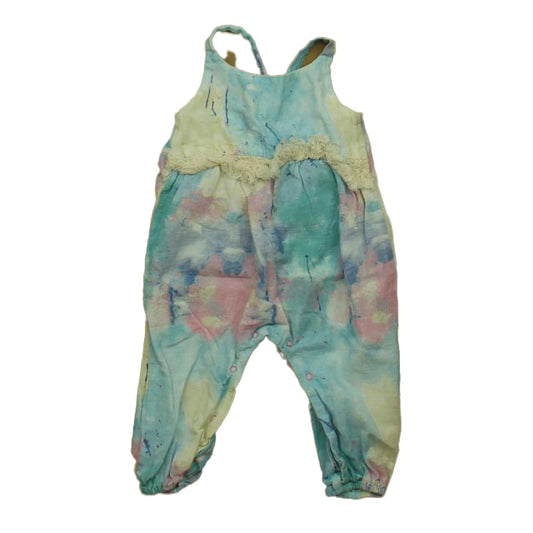 Egg Girls Pink | Blue Romper Size: 3 Months Pink | Blue