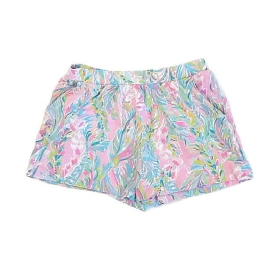 Lilly Pulitzer Girls Pink | Blue Shorts Size: 7-8 Years Pink | Blue
