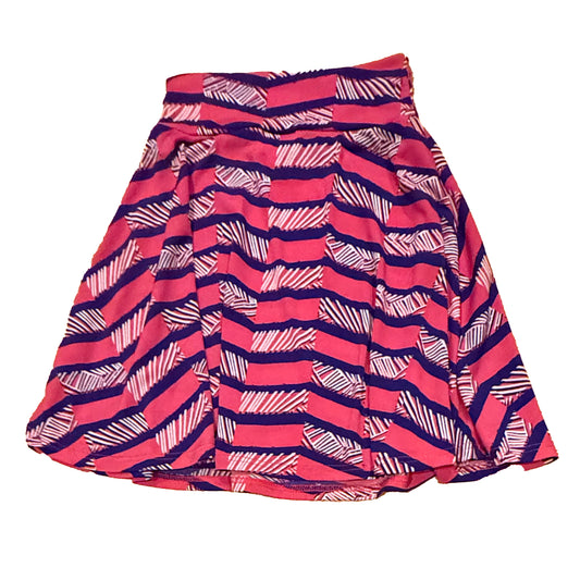 Lula Roe Girls Pink | Blue Skirt Size: 4T Pink | Blue