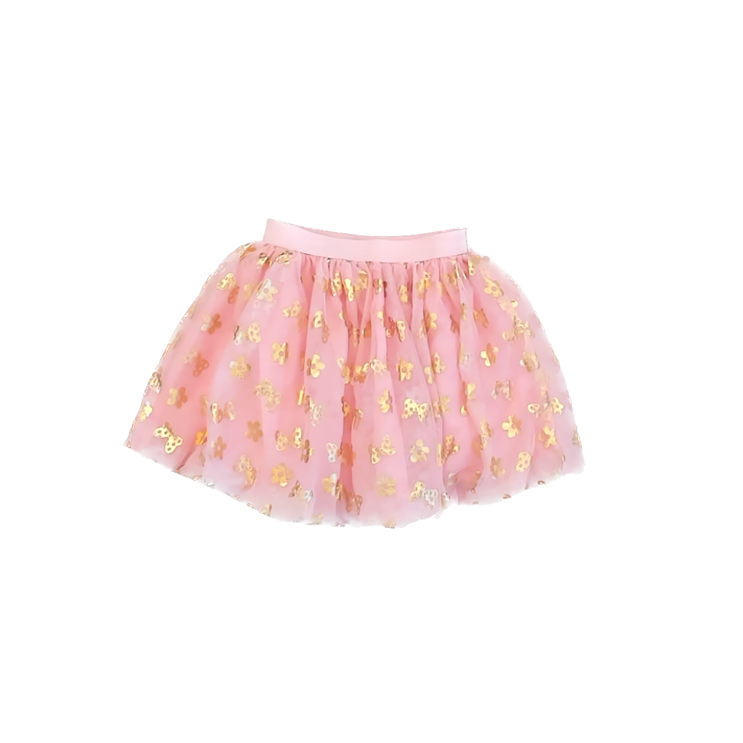 Disney Girls Pink Bows Skirt Size: 6 Years Pink Bows