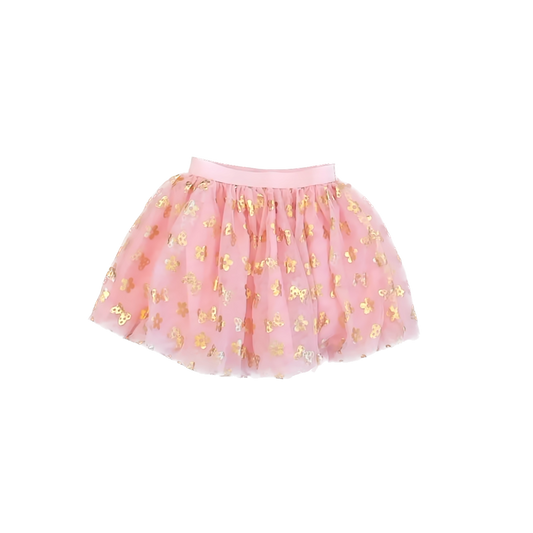 Disney Girls Pink Bows Skirt Size: 6 Years Pink Bows