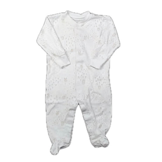 Baby Cottons Girls Pink Bunnies 1-piece footed Pajamas Size: 6-9 Months Pink Bunnies