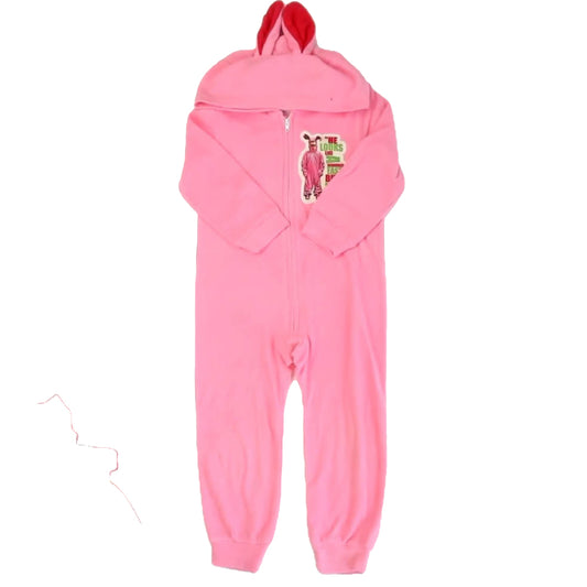 A Christmas Story Unisex Pink Bunny 1-piece Non-footed Pajamas Size: 4T Pink Bunny