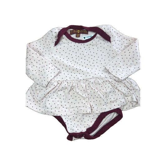 7 For All Mankind Girls pink | Burgundy Onesie Size: 3 months pink | Burgundy