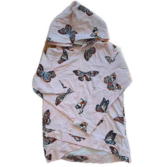 Bixby Girls Pink Butterflies Long Sleeve T-Shirt Size: 8-10 Years Pink Butterflies