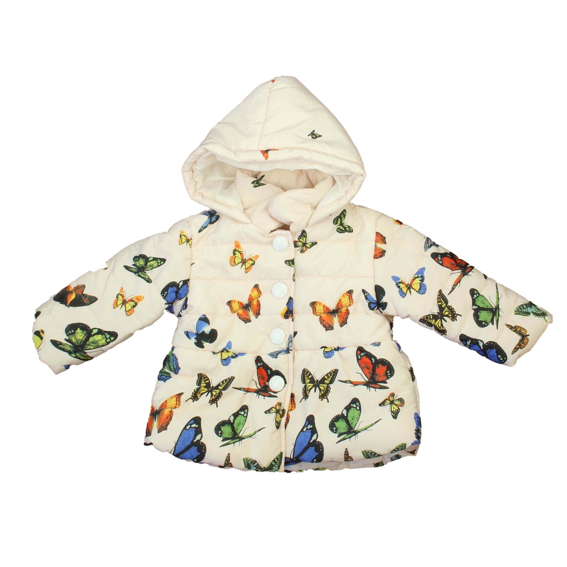 Huzhou Girls Pink Butterflies Jacket Size: 12-18 Months Pink Butterflies