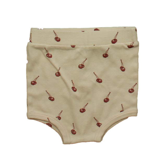 Kate Quinn Organics Girls Pink Cherries Shorts Size: 18-24 Months Pink Cherries
