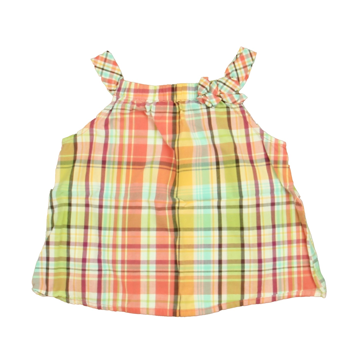 Gymboree Girls Pink | Coral Plaid Blouse Size: 2T Pink | Coral Plaid
