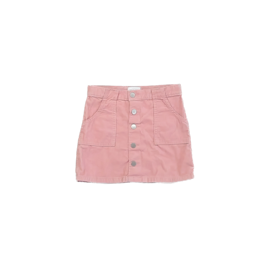 Children's Place Girls Pink Corduroy Skirt Size: 6 Years Pink Corduroy