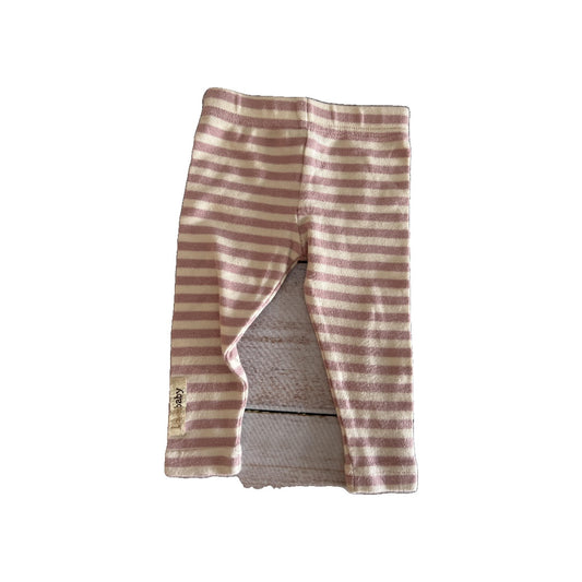 Loved Baby Girls pink | cream | Stripe Pants Size: 3-6 months pink | cream | Stripe