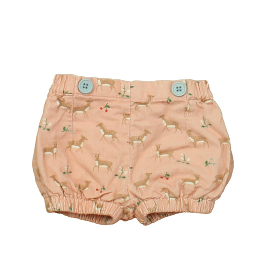 Boden Girls Pink Deers Shorts Size: 0-3 Months Pink Deers