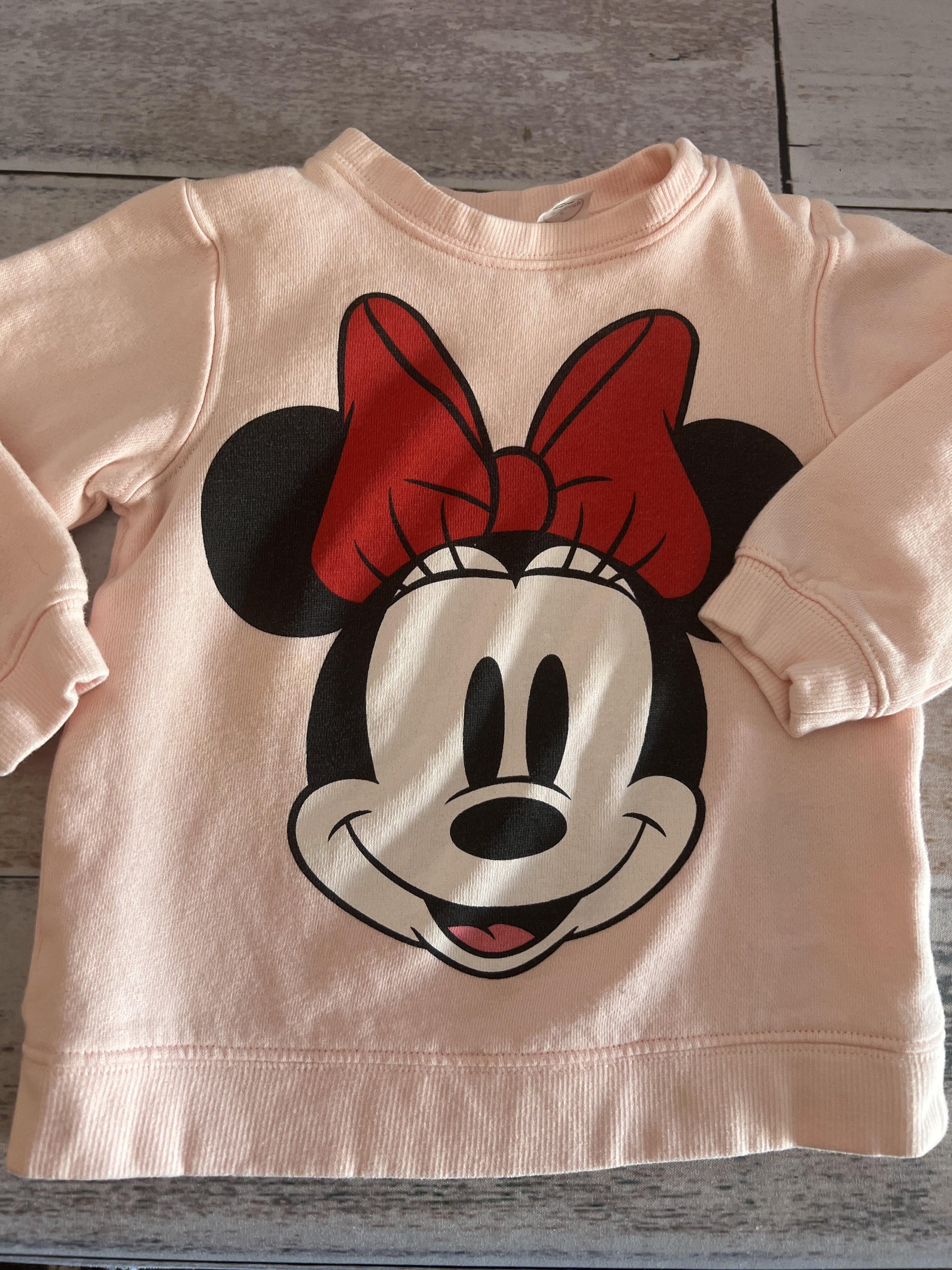 H&M Girls pink | Disney Sweatshirt Size: 12-18 months pink | Disney