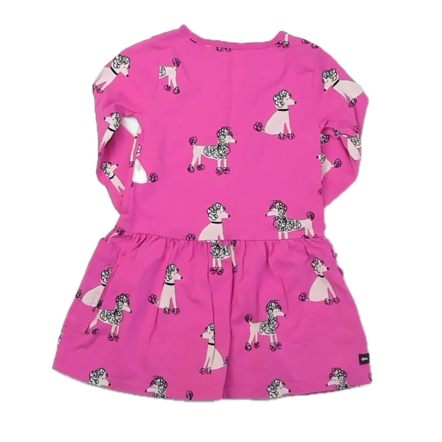 Tea Collection Girls Pink Dogs Dress Size: 4T Pink Dogs
