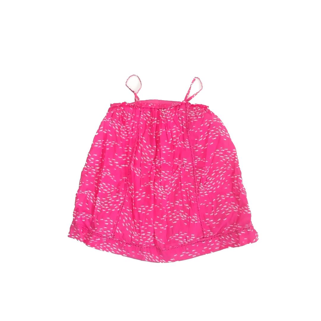 Gap Girls Pink Fish Sun Dress Size: 3T Pink Fish