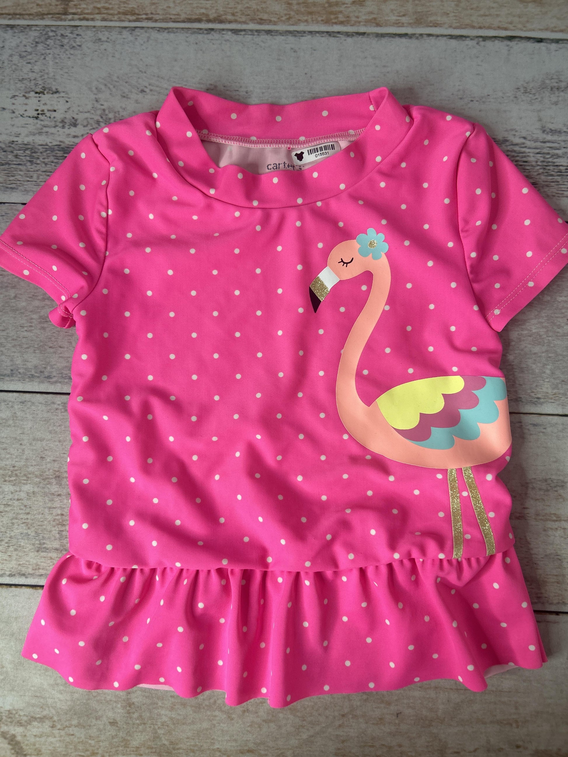 Carters Girls pink | Flamingos Swimwear Size: 4T pink | Flamingos