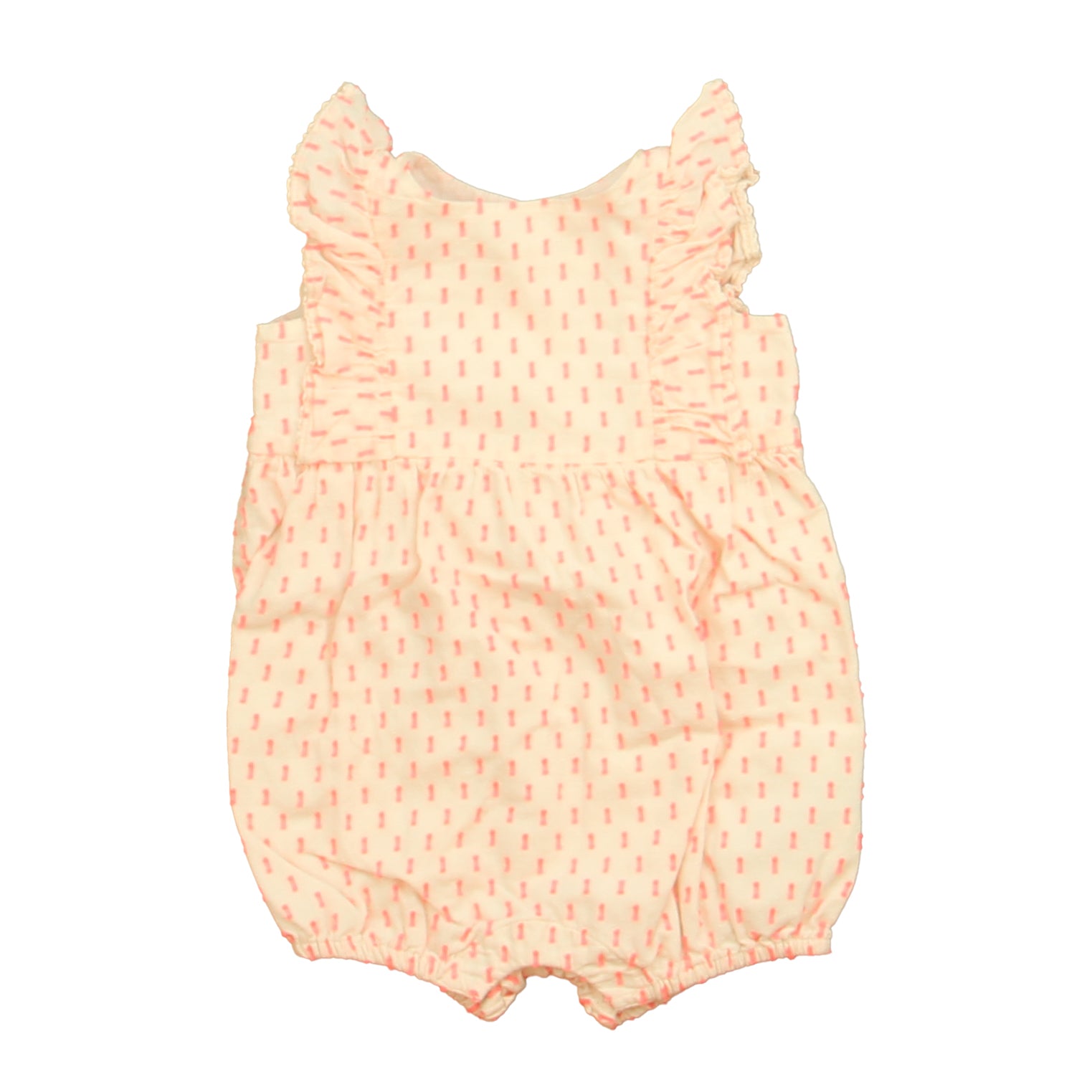 Gap Girls Pink Flecks Romper Size: 3-6 Months Pink Flecks