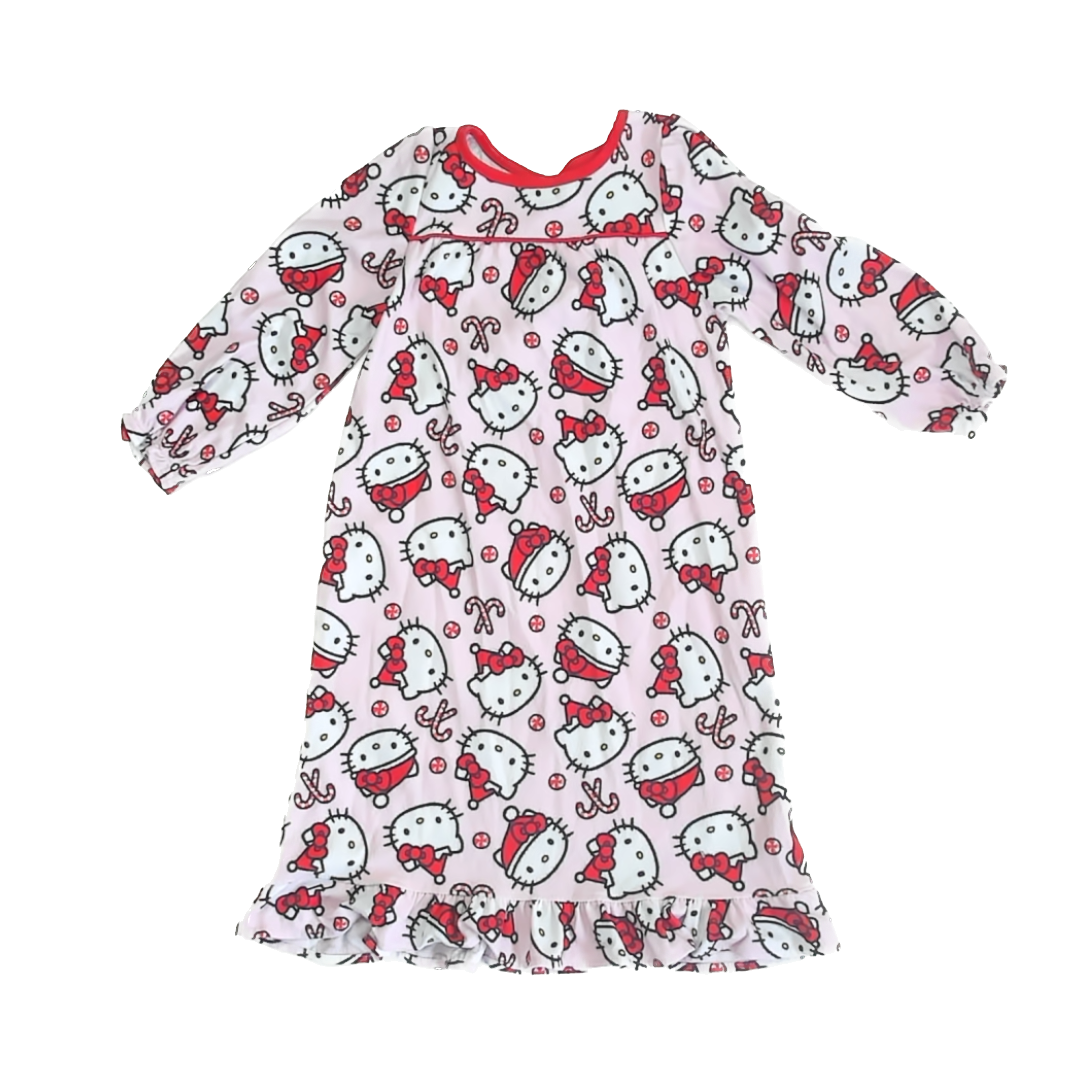 Hello Kitty Girls Pink Fleece Nightgown Size: 3T Pink Fleece