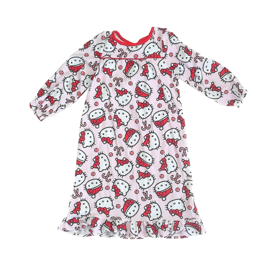 Hello Kitty Girls Pink Fleece Nightgown Size: 3T Pink Fleece