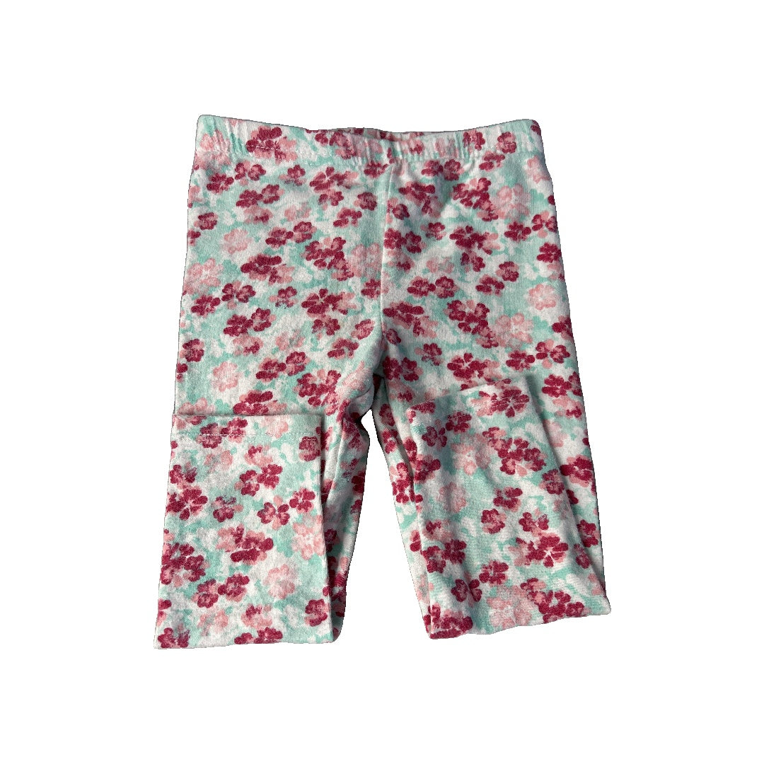 Girls Pink floral | Blue Pants Size: 12-18 months Pink floral | Blue