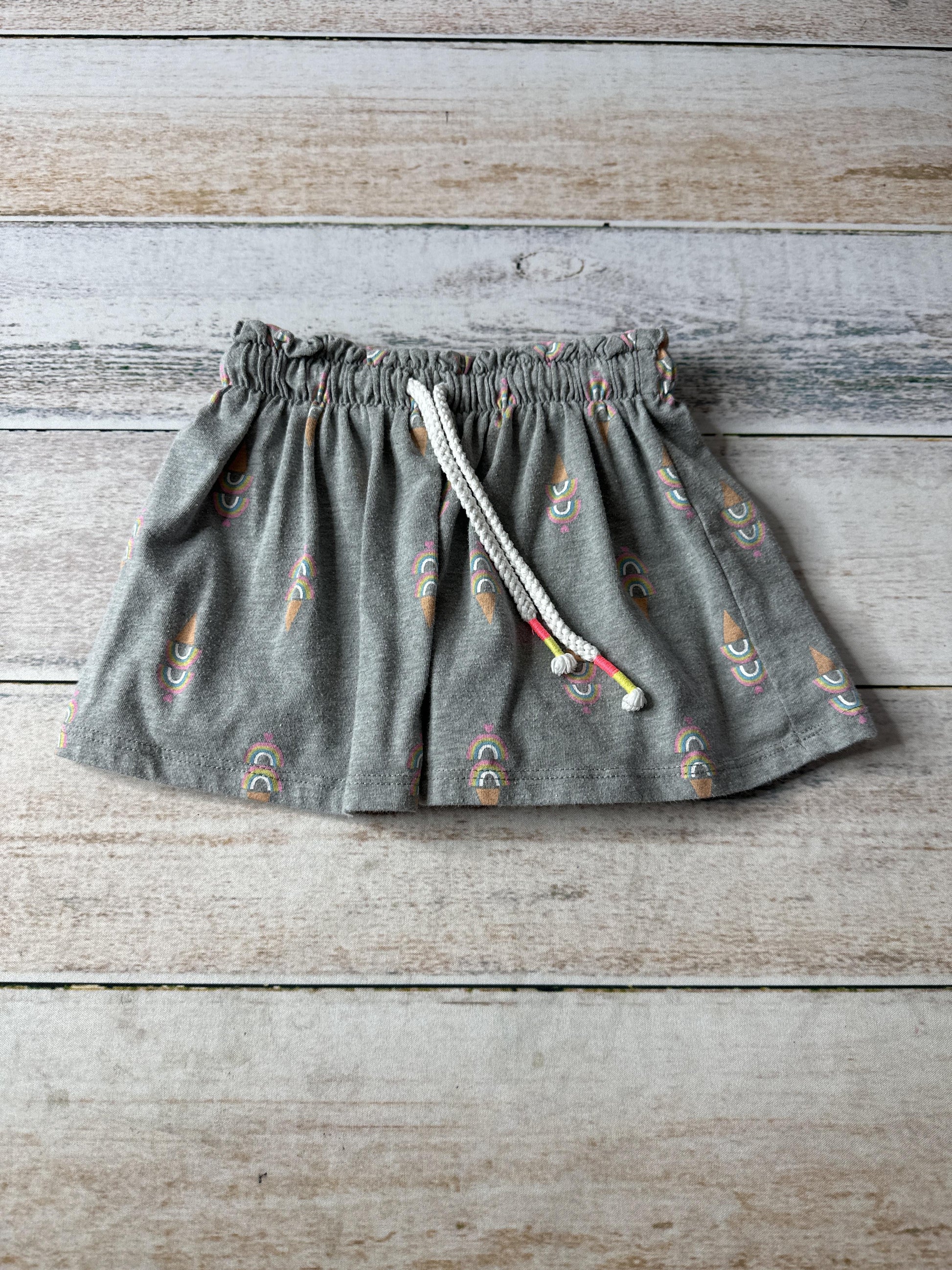 Cat & Jack Girls Pink floral | Grey Skirt Size: 2 years Pink floral | Grey