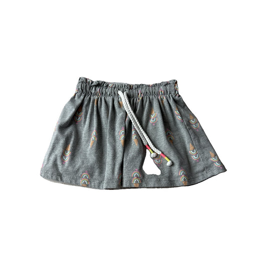 Cat & Jack Girls Pink floral | Grey Skirt Size: 2 years Pink floral | Grey