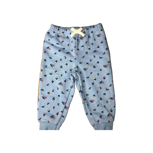 Carters Girls Pink floral | Light Blue Pants Size: 9 months Pink floral | Light Blue