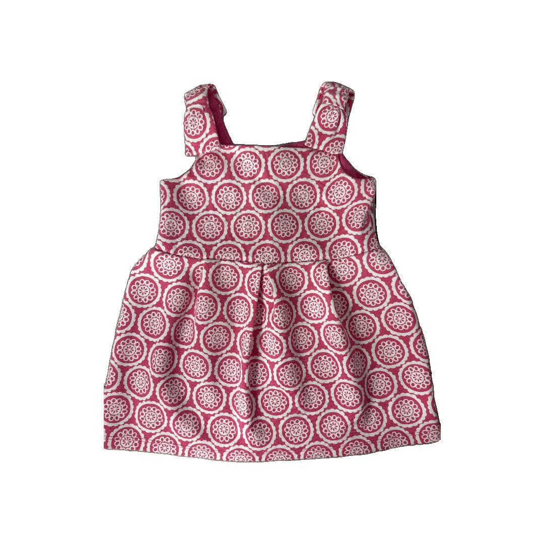Girls Pink floral | White Dress Size: 18-24 months Pink floral | White