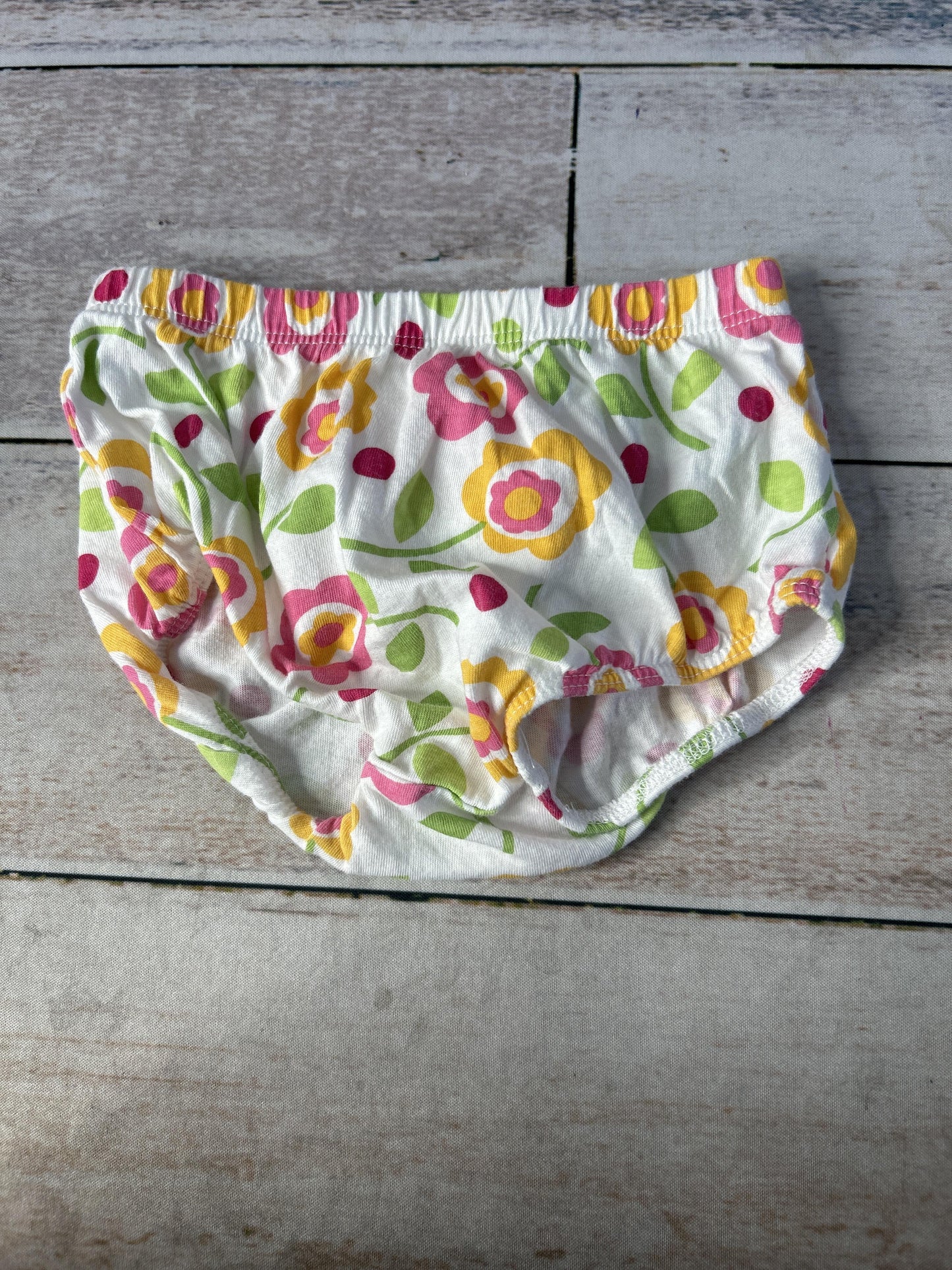 Girls Pink floral | Yellow Shirt Size: 6-9 months Pink floral | Yellow