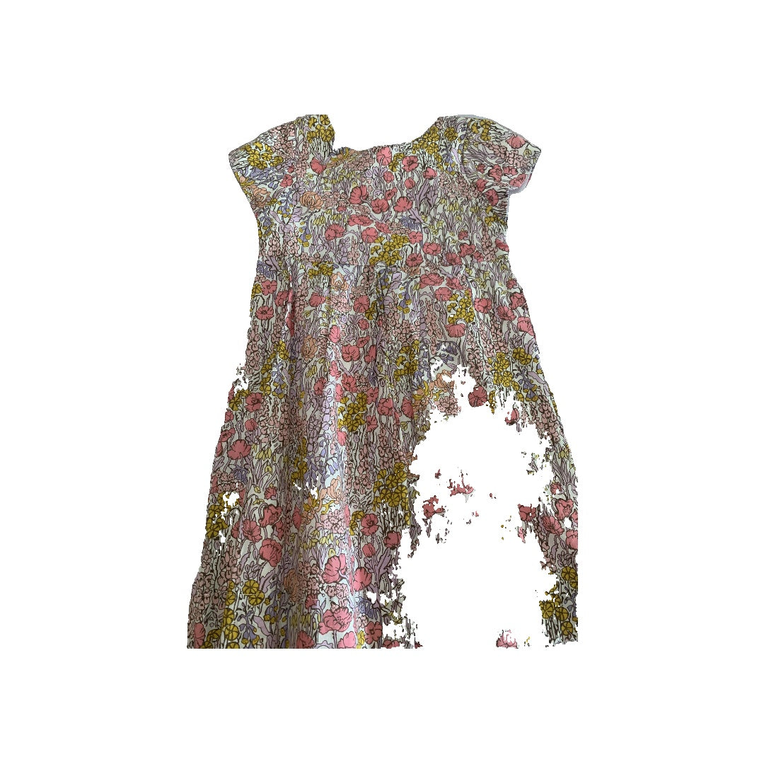 Carolina Zapf Girls Pink floral Dress Size: 3T Pink floral