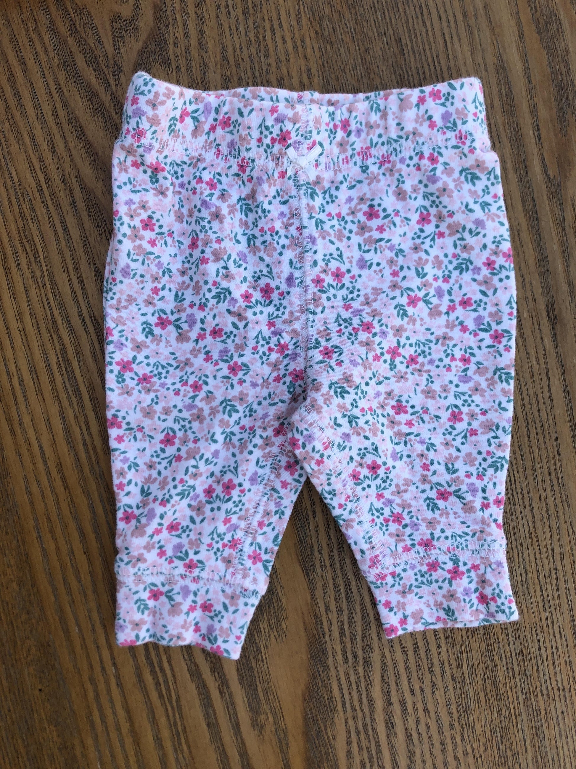 Carters Girls Pink floral Pants Size: Newborn Pink floral
