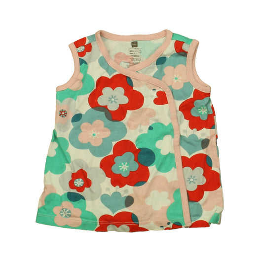 Tea Girls Pink Floral Dress Size: 18-24 Months Pink Floral