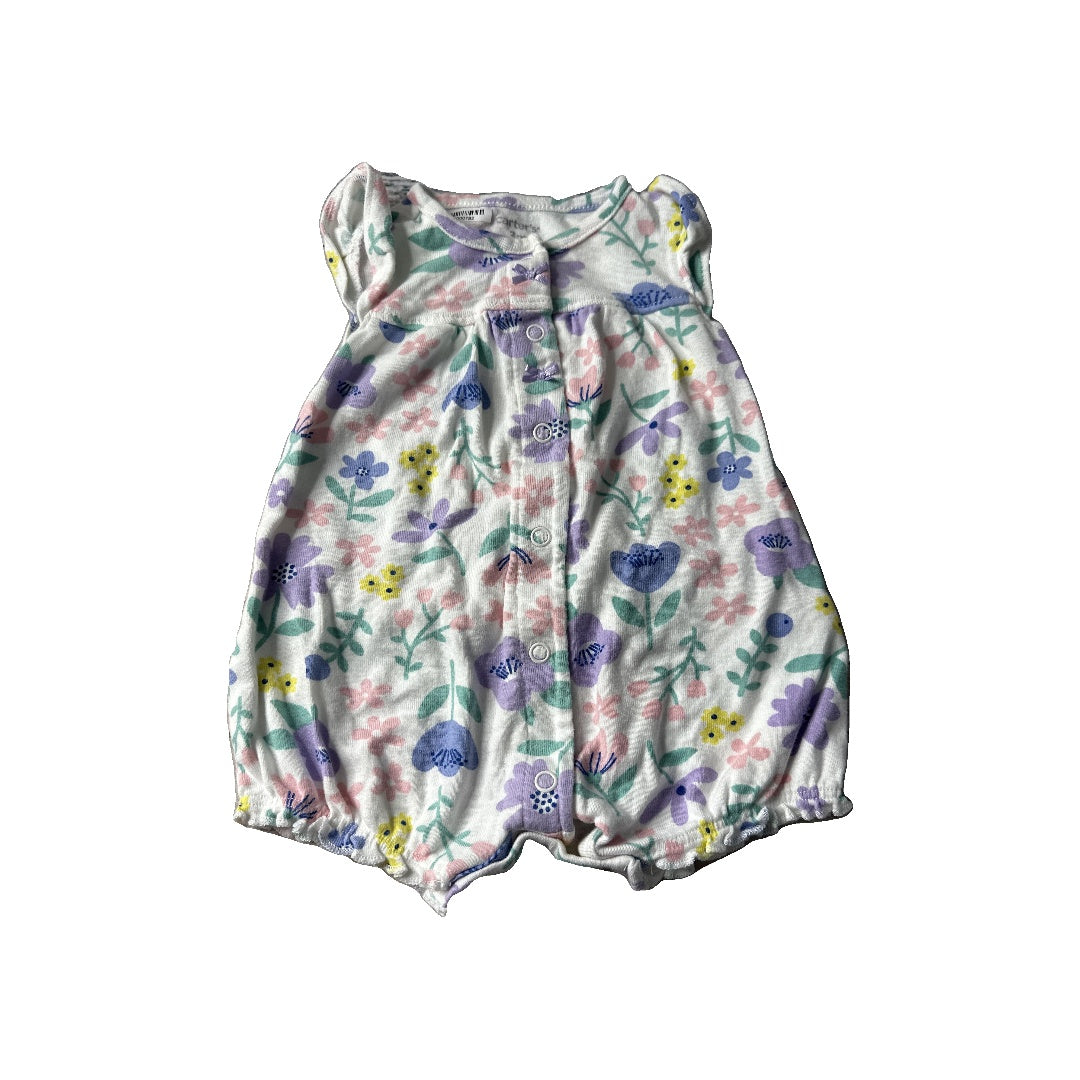 Carters Girls Pink floral Jumper Size: 3 months Pink floral