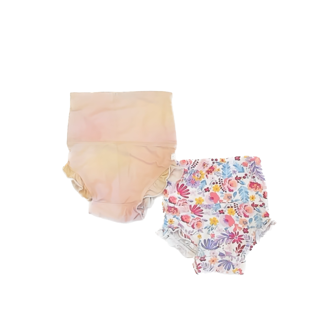 Loulou Lollipop Girls Pink | Floral Shorts Size: 18-24 Months Pink | Floral
