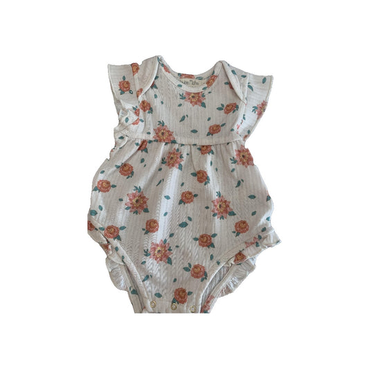 Louise Misha Girls Pink floral Romper Size: 3 months Pink floral