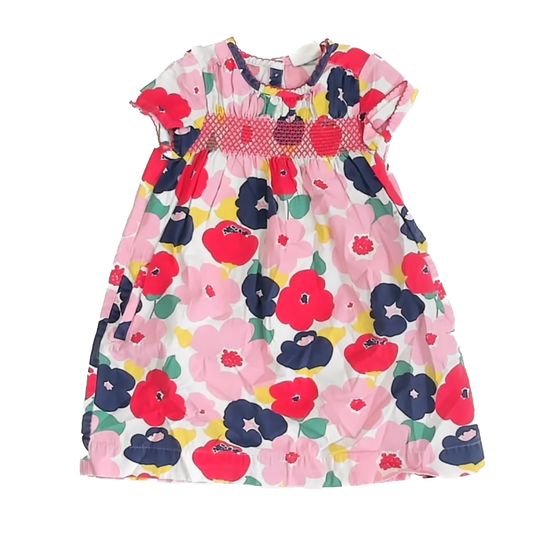 Boden Girls Pink Floral Dress Size: 4-5T Pink Floral