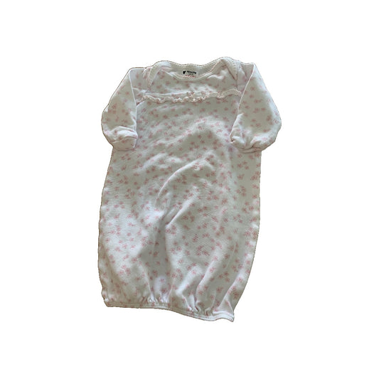 Girls Pink floral Sleepsack Size: 0-3 months Pink floral
