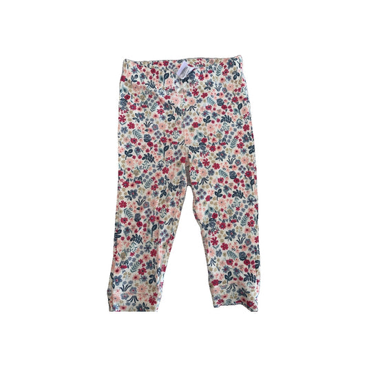 Girls Pink floral Pants Size: 12M Pink floral