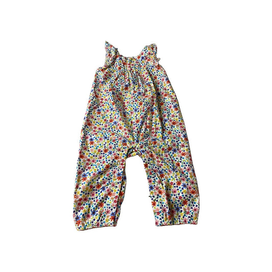 Gap Girls Pink floral Romper Size: 6-12 months Pink floral