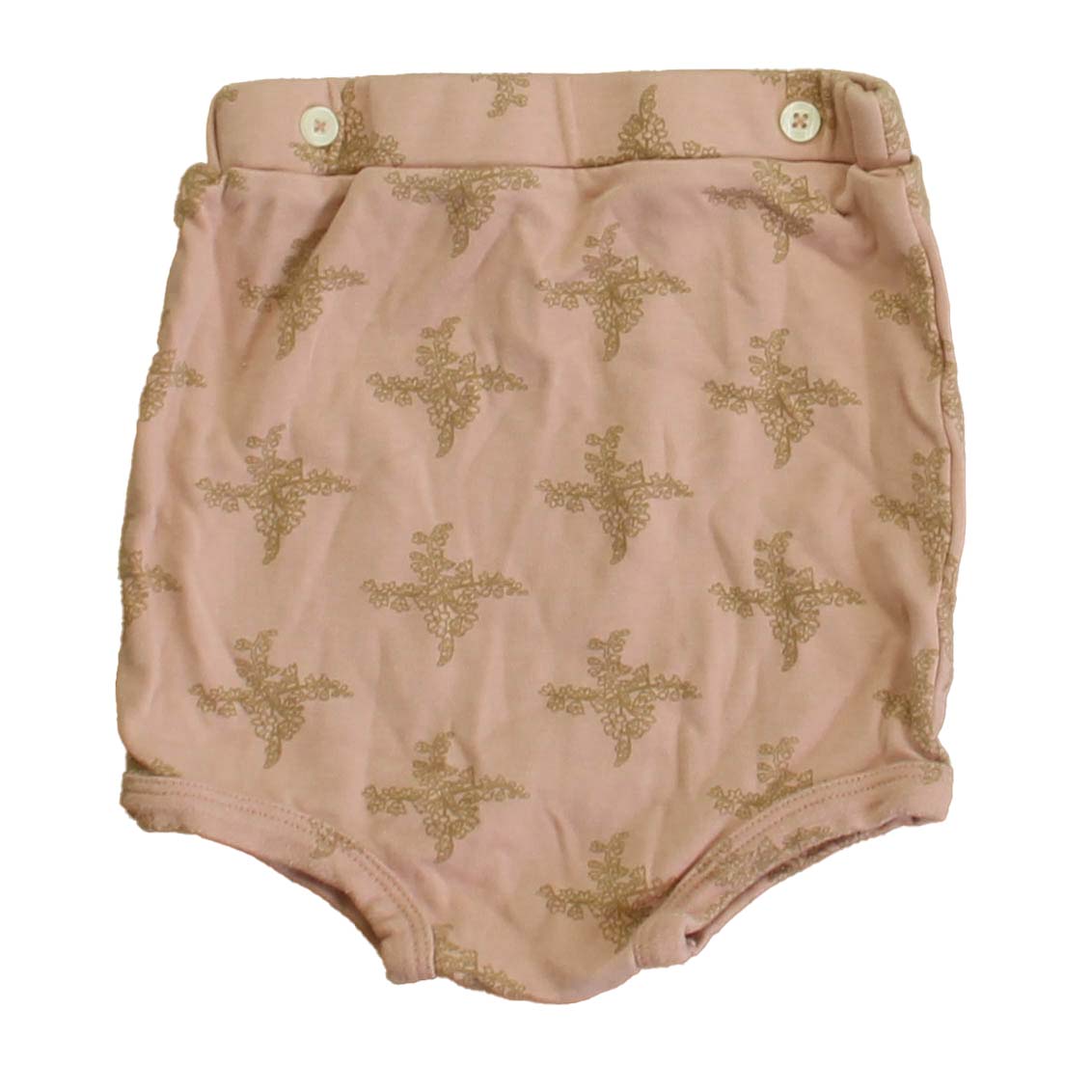 Kate Quinn Organics Girls Pink Floral Shorts Size: 3T