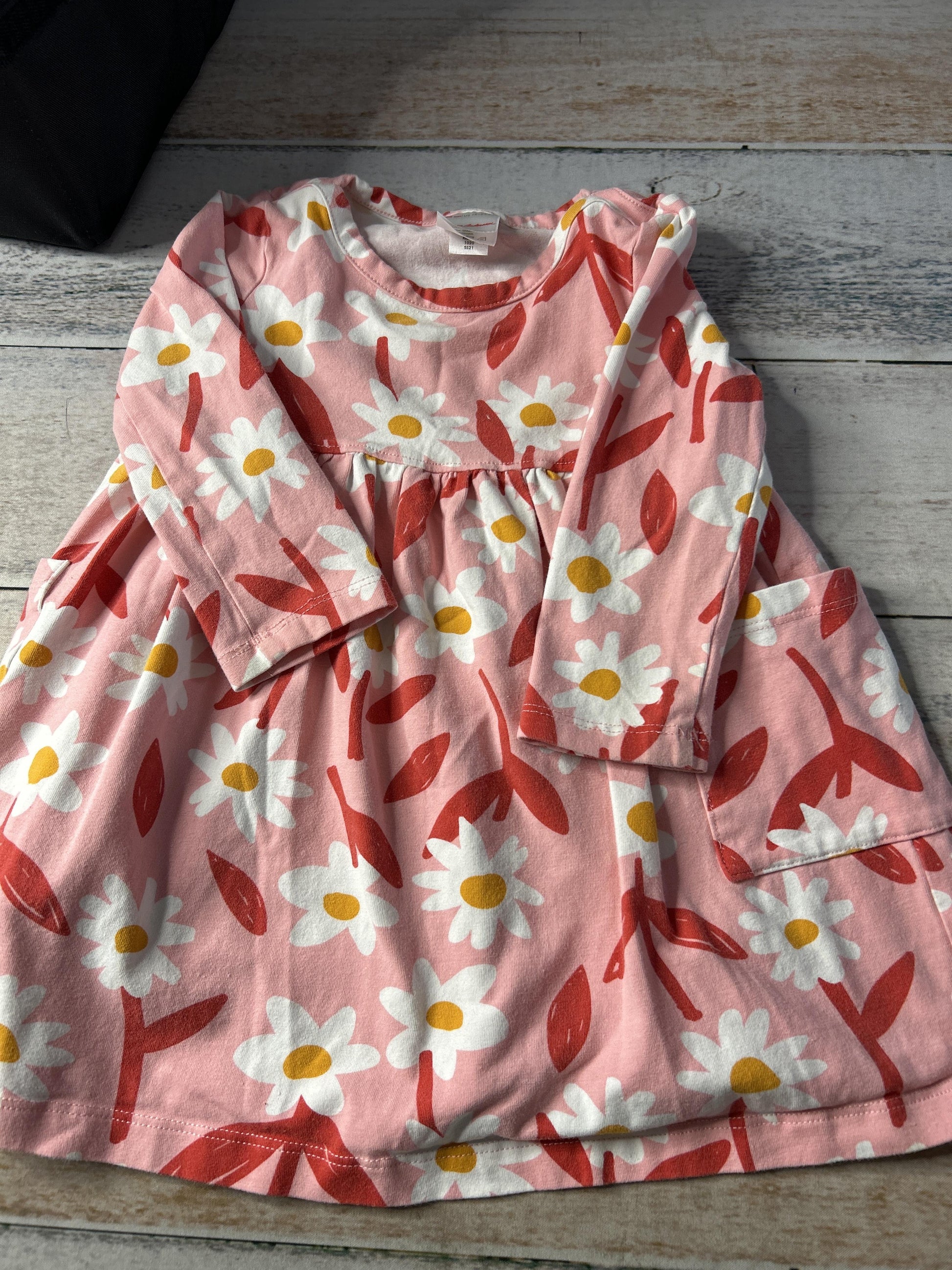 Hanna Andersson Girls Pink floral Dress Size: 18-24 months Pink floral
