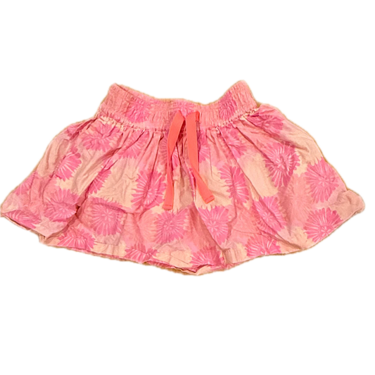 Crewcuts Girls Pink Floral Skirt Size: 3T Pink Floral