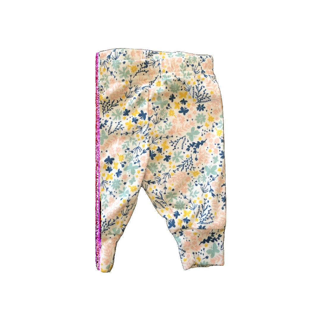 Carters Girls Pink floral Pants Size: 3 months Pink floral