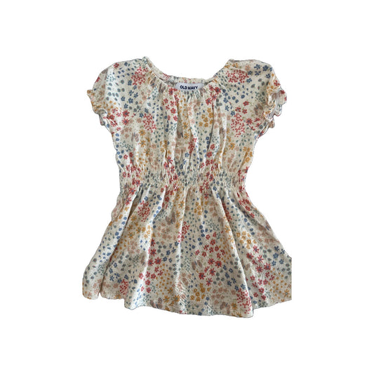 Old Navy Girls Pink floral Dress Size: 12-18 months Pink floral