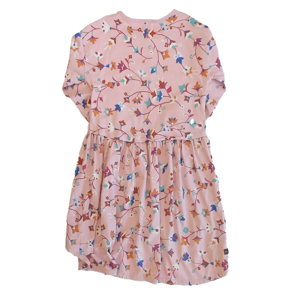 Tea Collection Girls Pink Floral Dress Size: 7 Years Pink Floral
