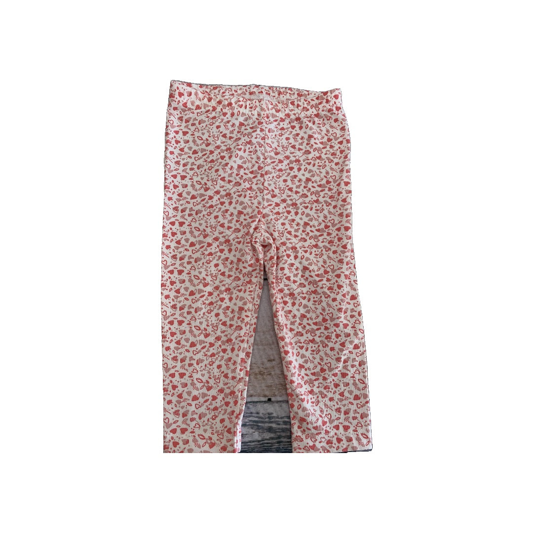 Girls Pink floral Pants Size: 12M Pink floral