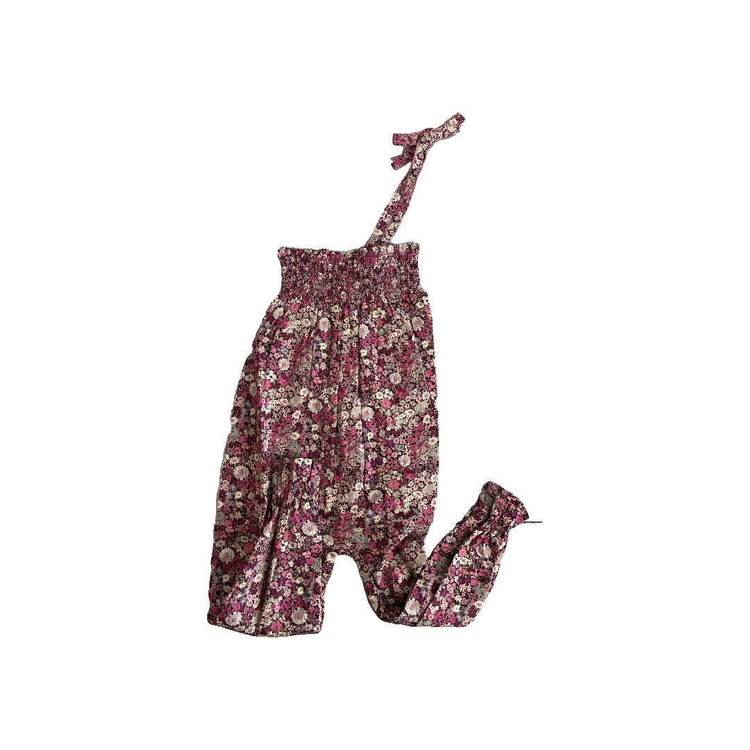 Jamie Kay Girls Pink floral Romper Size: 6-12 months Pink floral
