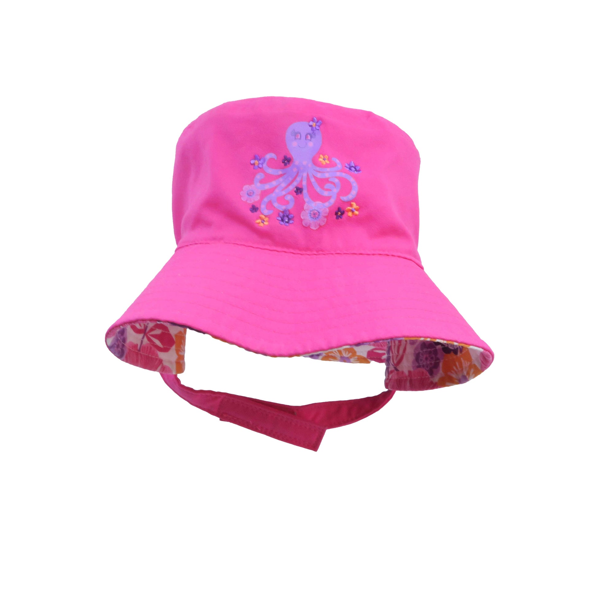 REI Girls Pink | Floral Sun Hat Size: 6-12 Months Pink | Floral